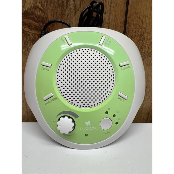My Baby MYB-S200A by HoMedics Sound Therapy Machine 6 Sounds w/ AC Adapter - Picture 2 of 4
